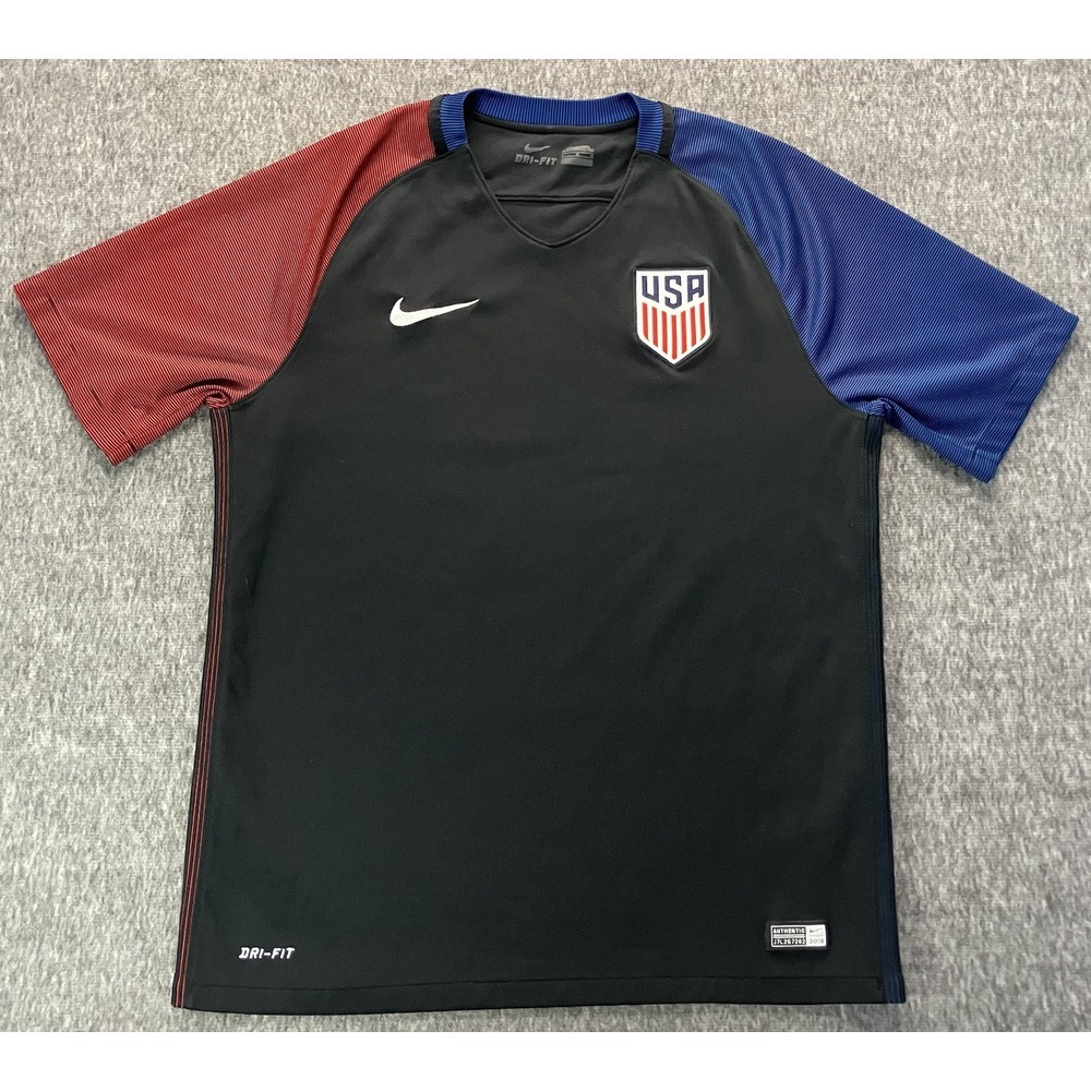 USMNT Soccer 2018 Team USA Nike Black Jersey Men's Large